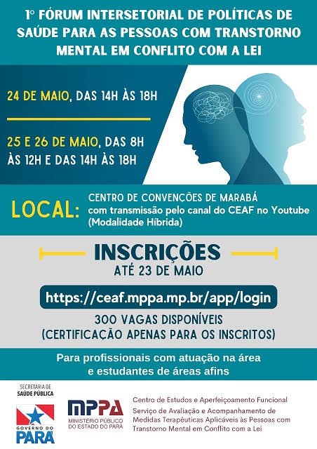 Read more about the article 1º Forúm Intersetorial de Políticas de Saúde para as pessoas com transtorno mental e conflito com a lei